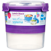 Box na potraviny Sistema Round Lunch Stack TO GO 965ml