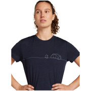 Dámske funkčné tričko Icebreaker W Mer 150 Tech Lite SS Tee Single Line C