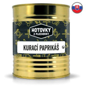 Hotové jedlo Hotovky z plechovky Kura na paprike 800g