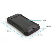 Powerbanka so solárnym panelom Doca Solar 10