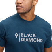 Pánske tričko Black Diamond M Mini Stacked Ss Tee