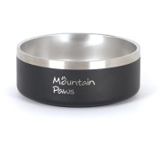 Miska pre psa Mountain Paws Basecamp Dog Bowl čierna/strieborná Black