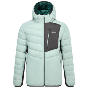 Pánska hybridná bunda Regatta Hooded Leedre Hybrid svetlozelená GlacrGrn/Blk