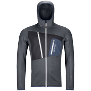 Pánska mikina Ortovox Fleece Grid Hoody M 2023 čierna BlackSteel