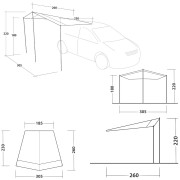 Prístrešok Outwell Fieldcrest Canopy