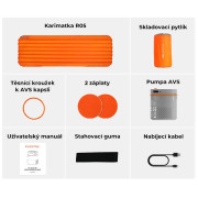 Nafukovacia karimatka Flextail TINY Sleeping Pad R05 AVS - with pump 196 cm
