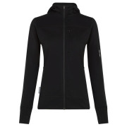 Dámska funkčná mikina Icebreaker W M 300 Descender LS Zip Hoodie čierna Black