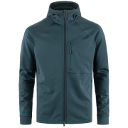 Pánska mikina Fjällräven Abisko Grid Fleece Hoodie M modrá Mountain Blue