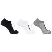 Ponožky Salomon Everyday Lite Low 3-Pack čierna/sivá Black / White / Frost Gray