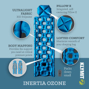 Nafukovacia karimatka Klymit Inertia Ozone Sleeping Pad