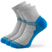 Ponožky Zulu Merino Lite Women 3 pack sivá/modrá