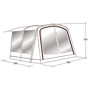 Prístavok ku stanu Outwell Universal Awning Size 5