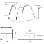 Párty stan Outwell Event Lounge M