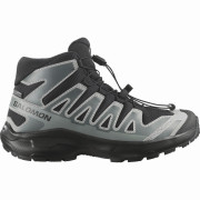 Detské topánky Salomon Xa Pro Mid Wp J Black-Sedona Sage-Wrought Iron čierna/sivá Black / Sedona Sage / Wrought Iron