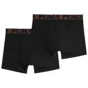 Pánske boxerky Puma Striped Elastic Boxers 2P black