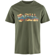 Pánske tričko Fjällräven Multicolor Logo T-shirt M zelená Laurel Green