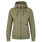 Dámska mikina Rafiki Nuria Zip tmavozelená burnt olive