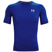 Pánske funkčné tričko Under Armour HG Armour Comp SS svetlomodrá Royal / / White