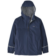 Detská nepremokavá bunda Patagonia K's Torrentshell 3L Rain Jacket modrá New Navy