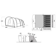 Rodinný stan Easy Camp Skarvan 6
