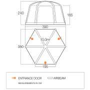 Nafukovací stan Vango AirHub Hex