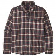 Pánska košeľa Patagonia Fjord Flannel Shirt čierna/červená