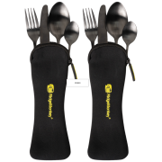 Príbor Ridge Monkey DLX Cutlery Set Twin Pack