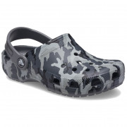Detské papuče Crocs Classic Camo Clog K čierna/sivá