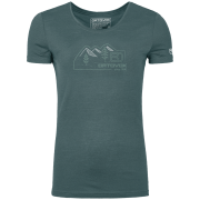 Dámske tričko Ortovox 150 Cool Vintage Badge T-shirt tmavosivá Dark Arctic Grey