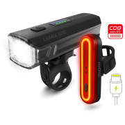 Predné/zadné svetlo Just One Lumix 500 Set čierna