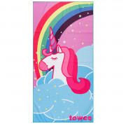 Rýchloschnúci uterák Towee Rainbow Unicorn 70 x 140 cm