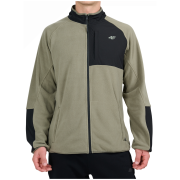 Pánska mikina 4F Fleece M480 khaki/čierna Khaki