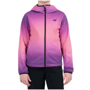 Detská softshellová bunda 4F Softshell Jacket F603 Multicolour 3 Allover ružová Multicolour 3 Allover