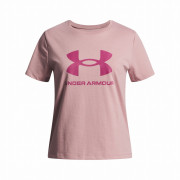 Detské tričko Under Armour BIG LOGO SS-PNK svetloružová Pink
