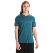 Pánske funkčné tričko Icebreaker Men Tech Lite II SS Tee Cadence Paths