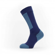 Nepremokavé ponožky SealSkinz Runton modrá/svetlo modrá