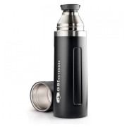 Termoska GSI Outdoors Glacier Stainless Vacuum Bottle 1l čierna black