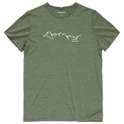 Pánske tričko Devold Active "Skyline" Tee Man zelená FOREST