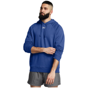 Pánska mikina Under Armour UA Rival Fleece Hoodie modrá Tech Blue