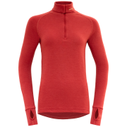 Dámsky rolák Devold Expedition Woman Zip Neck svetlooranžová BEAUTY