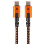 Nabíjací a dátový kábel Xtorm Xtreme USB-C PD cable (1,5m) čierna Black/Orange