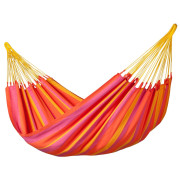 Hojdacia sieť La Siesta Sonrisa Single červená/oranžová Mandarine