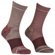 Dámske ponožky Ortovox Alpine Mid Socks W ružová/fialová Wild Rose