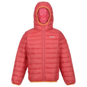 Detská zimná bunda Regatta Jnr Hooded Marizion ružová Mineral Red(Burgundy)
