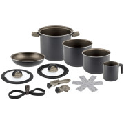 Sada hrncov Brunner Torralta Ø 22 cm sivá/čierna