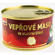 Bravčové mäso vo vlastnej šťave Veseko 400 g