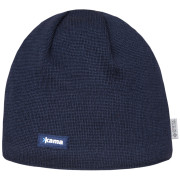 Pletená merino čiapka Kama AW19 tmavomodrá Darkblue