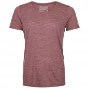 Dámske funkčné tričko Ortovox 120 Cool Tec Clean Ts W ružovo-fial. mountain rose blend