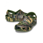 Detské papuče Crocs Classic Camouflage Clog Army Green/Multi