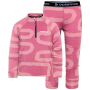 Detská funkčná bielizeň Didriksons Jadis Kids Pr Set 5 Path Heather Pink ružová Path Heather Pink